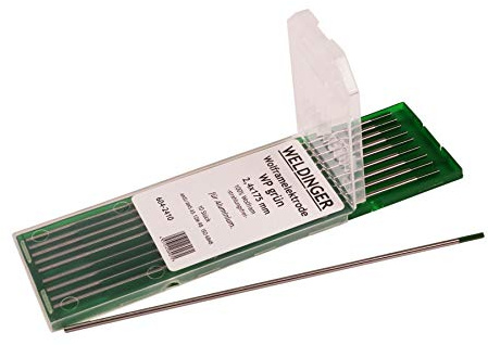 WIG-Wolframelektrode WP-grün 2,4x175 mm 10 Stück