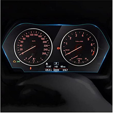 XHSM Vetro Cruscotto Pellicola Protettiva per E90 F20 F22 F23 F30 F32 F33 F34 F35 F39 F40 F48 G05 G07 G11 G12 G20 Protezione dello Schermo del Pannello Strumenti Auto Cruscotto Pellicola