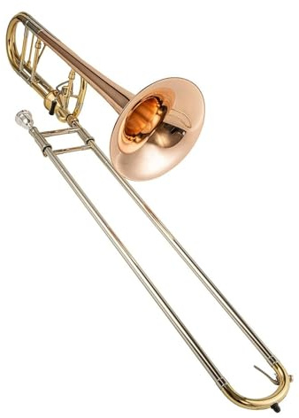 Posaune Instrument Bb Mit F-Aufsatz Tenorposaune Klarlackposaune Mit Softshell-Koffer