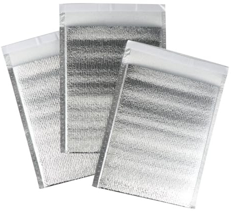 JECOMPRIS Reusable Insulation Bags Set of 20 Insulated Thermal Bags with Waterproof Lining Aluminium Foil Cooler Liners for Food Storage Shopping Picnic and Camping