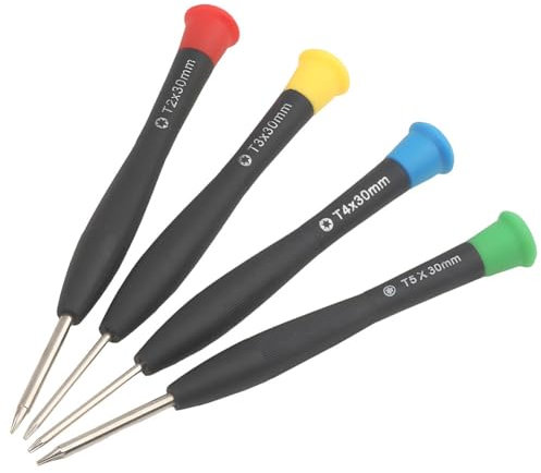 Piccolo set di cacciaviti Torx T2 T3 T4 T5 Cacciavite Torx a stella per telefono cellulare Laptop Riparazione Strumenti Kit di apertura