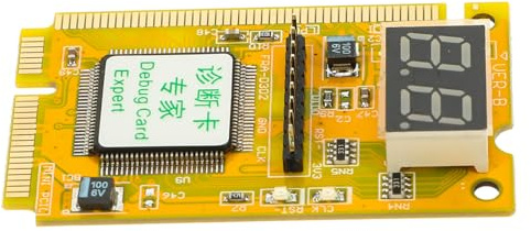 Laptop Motherboard Testkarte PCI-E Diagnosekarte, Orange, 1 Satz | Mehrmodell Kompatibilität, zur Fehlersuche bei Platinenproblemen, für Techniker und Selbstgemacht Enthusiasten
