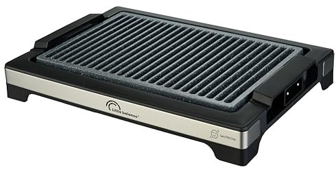 Barbecue électrique LITTLE BALANCE - Easy Nopifas - Surface de cuisson 38 x 25 cm - Revetement microcéramique sans PFAS - 2000