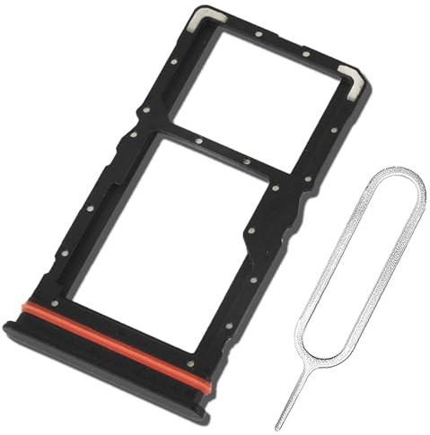 ExtKry Porta SIM per Xiaomi Redmi 13 4G Slot SIM qualità Originale Vassoio SIM con Pin della Scheda (Nero)