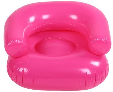 Qcwwy Sofas, PVC, Weich, Bequem, Unterstützung, Transparent, Lounge-Sessel, Aufblasbare Couch, Luftsofa, Zusammenklappbar, Faule Couch-Möbel für Schlafzimmer, Wohnzimmer, Flur, Balkon, Aufblasbares