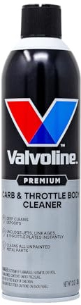 Valvoline Carb, Choke, & Throttle Body Cleaner, VOC Compliant, Extra Strength Solvent Formula Cleans Carbon, Gum, Varnish and Restores Performance and Hard Starting, 13oz
