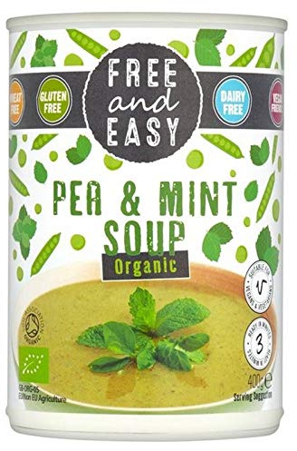 2x Gratuit Et Facile Sans Pois Et Soupe À La Menthe Biologique Sans Produits Laitiers 400G