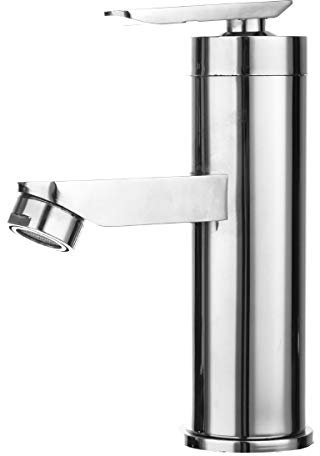 Robinet de salle de bain Mitigeur de salle de bain Mitigeur thermostatique pour eau chaude Robinets de lavabo chromés brossés Robinet de lavabo de cuisine