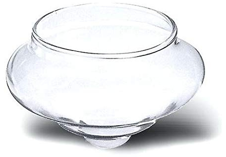 NaDeco Teelichthalter aus Glas 6 St. Ø 6,5cm | Schwimmlichter | Schwimmlicht | Teelichtschwimmer | Pflanzenglas | Schwimmglas | Kerzen-Halter | Kerzenständer | Teelichtgläser | Windlicht