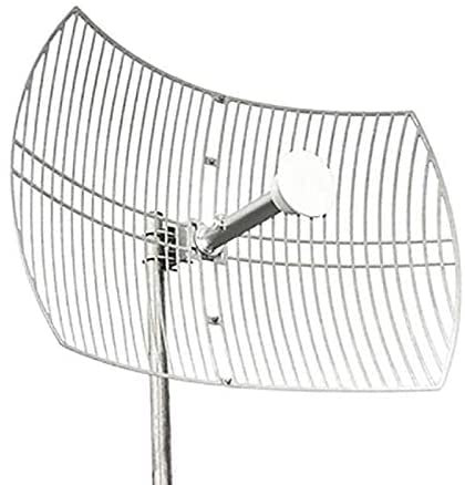 Antenne satellite parabolique WiFi 5,8 g - Longue portée - Gain élevé directionnel - 2 x 30 dbi - Antenne extérieure WiFi 5 GHz