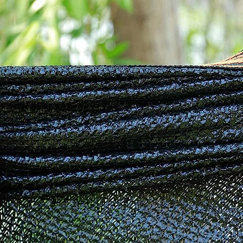 Rete Ombreggiante per Tende Sole Vele Ombreggianti Termoisolate Protezione Solare Tessuto Ombreggiante Traforato 90% Ombreggiatura Resistente UV Giardino/Domestico/Pianta/Terrazzo,black-3x6m