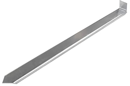 IRKA Erdanker Alu-Zink für Rasenkante breit 45 x 5 x 1,2 cm | Für eine stabile Beeteinfassung