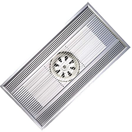 DEAVER Extractor de Aire, Ventilador de Techo Integrado, Extractor de Alta Potencia para Cocina, baño, Ventilador de ventilación Rectangular Potente de aleación de Aluminio
