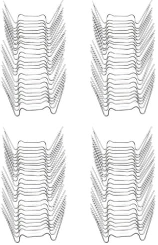 Clip per vetri per serre, clip in acciaio inox tipo W, clip di fissaggio per pannelli di vetro per serra, morsetti per casa in vetro, giardino, cortile, accessori per la casa