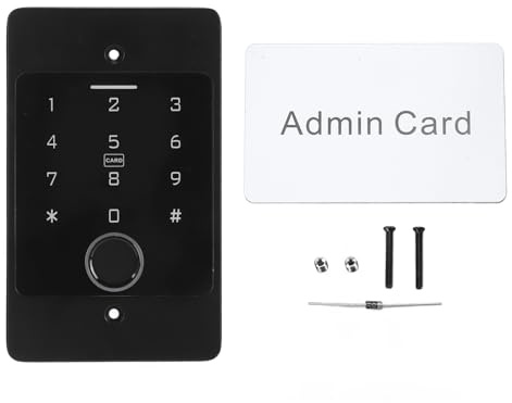 Zutrittskontrolle, Fingerabdruck-Tastatur, Wasserdicht, Kabellos, Langlebig, für Zuhause, Garage, Büro, Geeignet für -App mit Vielseitiger Anwendung