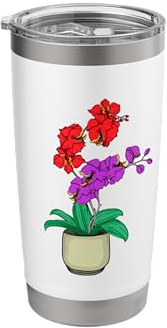 Carnivorous Plants Orchid Flower Venus Fly Trap Orchid Stainless Steel Insulated Tumbler