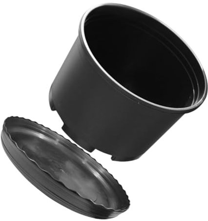 Milisten Pot de Jardin Plastique pour Orchidées avec Support de Drainage pour Pots de Pépinière