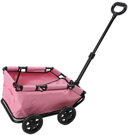 Carrito para Perros Plegable de 4 Ruedas, Cochecito Portátil para Mascotas, Carrito para Perros y Gatos, Carrito para Perros de 51 X 35 X 23 Cm, Carrito para Perros, Gatos y