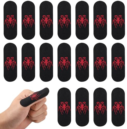 BOXOB Lot de 120 Bande de Protection Doigt, Bandes de Protection Élastiques pour Les Doigts de Bowling Accessoires Essentiels pour Les Quilleurs pour Hommes et Femmes Support d'Entraînement (Noir)