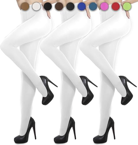 sesto senso 3 Pack Strumpfhosen Damen Blickdicht 50 Den Microfaser 3D