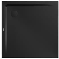 Kaldewei SUPERPLAN 1848-2, Duschwanne mit Wannenträger, 90x90cm, 384848040676, Farbe: schwarz matt 100