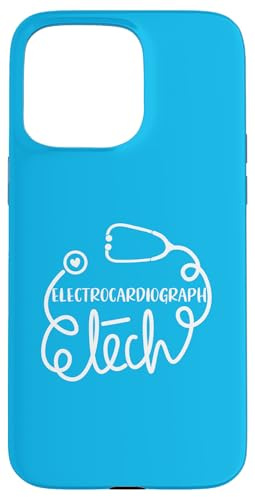 EKG Technologist Technician Electrocardiograph Tech Case for iPhone 15 Pro Max
