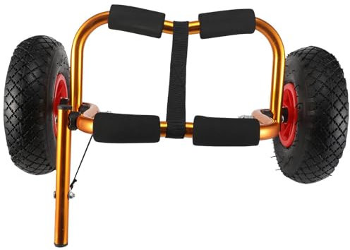 Milageto Chariot de Transport Pliable pour Kayak, en Alliage D'aluminium, Pratique pour Transporter des Bateaux
