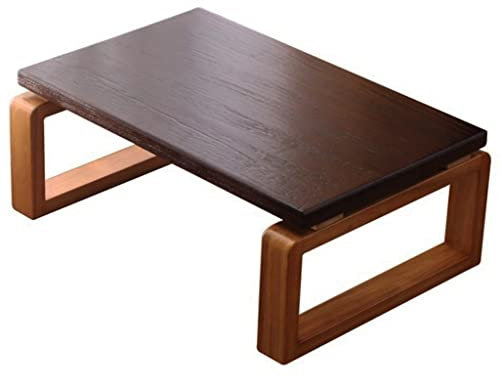PUFAHAU Säulentische Erkertisch Balkon Nachmittagstee Tatami Couchtisch Fensterbank Beistelltisch Home Niedriger Tisch,Braun-70 * 45 * 30Cm(Brown-60 * 40 * 30cm)