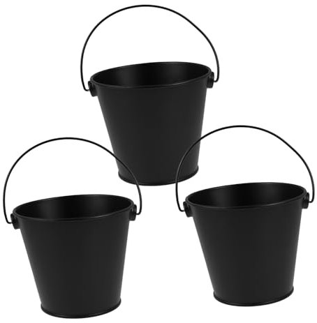 UPKOCH 3pezzi Secchio per Grasso in Latta Accessori per Raccolta Olio e Grasso per Barbecue all Aperto Facile da Pulire e Riutilizzare