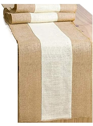 XUCZHAI Camino de Mesa Vintage, Cubierta de Mesa, Boda, Fiesta de cumpleaños, Navidad, Mesa de Comedor, decoración del hogar, 2 uds.(Table Runner-A,30x305cm)
