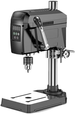 Trapano Da Banco Trapano Da Banco For Lavorazione Del Legno Fai Da Te Metallo PVC Perforatore A Velocità Variabile Mandrino For Foratura Materiali vari(Orange/Black)