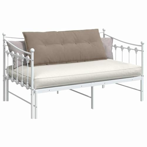 vidaXL Coussin de Dos Taupe 120 x 50 cm Tissu en Microfibre