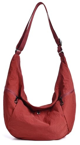 Kommodum - Borsa Mezzaluna Grande, Moon Bag a Tracolla Regolabile Unisex, Borsa Stile casual a Forma di Luna, Messenger Crossbody per Uomo Donna Km45 | Borsa Mezzaluna