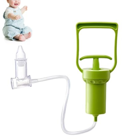 Nasal Aspirator - Reusable Detachable Silicone Tip Cleaner, Gentle Mucus Suction Comfortable Hygienic Design, Nose Cleaner for Care | Indoor Outdoor Home Nursery Travel