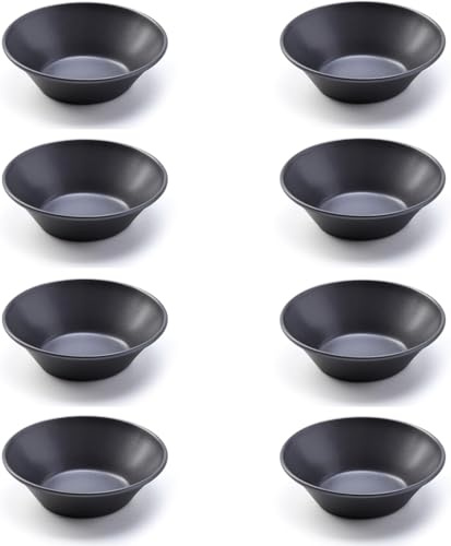 12-pack pastell De Nata burkar – nonstick kolstål ägg tårta former, återanvändbara minipaj och vaniljsås tårta stekpannor för bakning, perfekt för ugn och luftfritös