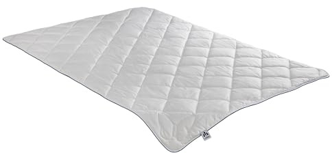Irisette Leichtsteppbett Seide weiß Größe 135x200 cm