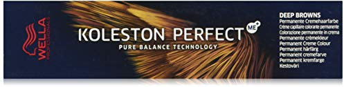 Wella Professionals Koleston Perfect Deep Browns - Permanente Haarfarbe - Professionelle Coloration mit bis zu 100% Grauabdeckung & Me+ Farbtechnologie – 4/77 Mittelbraun Braun‑Intensiv, 60ml