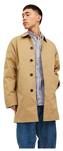 JACK & JONES Gabardina masculina gabardina, Cápsula, XS