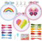 GEBETTER Kit Punto Croce Bambini, Kit Ricamo per Principianti, Punto Croce Prestampato Kit da Ricamare per Adulti Bambini Stater Fai da Te