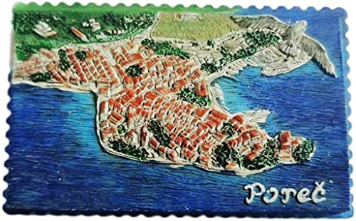 Porec Kroatien Porec Kühlschrankmagnet Kühlschrankmagnet Dekoration Magnet Aufkleber Souvenir Harz Basteln