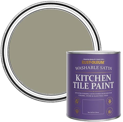 Rust-Oleum abwaschbare Küchenfliesenlack in grün mit Seidenglanz Finish - Verwurzelt 750ML