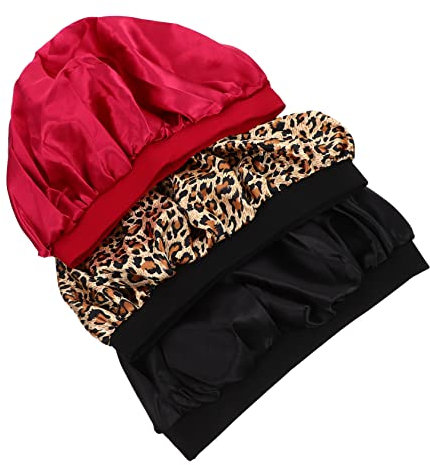 Ipetboom 9stücke Satin Schlafhaube Für Damen Breitrand Haartuch Elastische Und Bequeme Kopfbedeckung Als Duschhaube Oder Chemotherapie-haube Für Haarpflege Und Besondere Anlässe