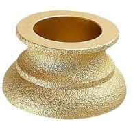 ZHLWei Profilo del bordo della mola diamantata brasata sotto vuoto abrasivo for marmo granito disco carburo di metallo fresa in acciaio al tungsteno