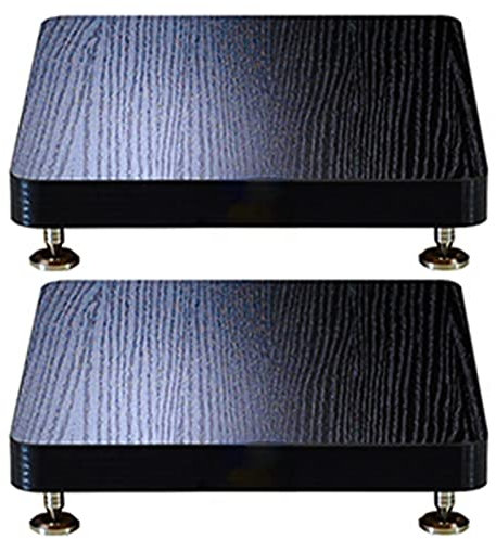 Soporte de subwoofer con plataforma de aislamiento de altavoces, con clavos de cobre fijos, base estabilizadora para altavoces estándar, mejora la calidad del sonido y el rendimiento