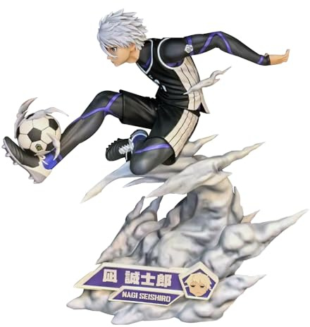 Tongyundacheng Blue Lock Anime Figura 21cm Seishiro Nagi Action Figure Statua PVC Personaggio Modello Collezionismo Desktop Decorazione