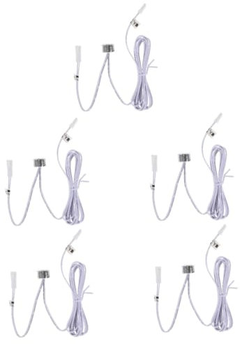 Lurrose 5 Stück LED-Touch-Schalter schranklichter schrankbeleuchtung touch wechselschalter schrank beleuchtung LED Lichtschalter Strip Controller Sensor für Licht Induktion Abs