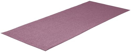 Erwin Müller Tischwäsche, Tischläufer Uni, Krefeld Beere Größe 40x100 cm - fleckabweisend, schmutzunempfindlich und leicht zu reinigen, Leinen-Optik (weitere Farben, Größen)