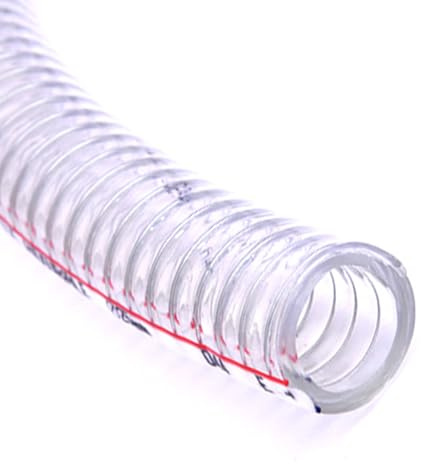 UpGBRF Tuyau Flexible en Fil d'acier PVC Transparent Tuyau Flexible Fil en Acier PVC pour Drainage Industriel, Épaisseur Paroi 3 Mm,Inner Diameter:40mm