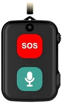 Dispositivo de posicionamiento GPS for Personas Mayores, Dispositivo con Colgante antipérdida, Anillo Reloj Seguimiento Alzheimer(5Gpositioningversion)