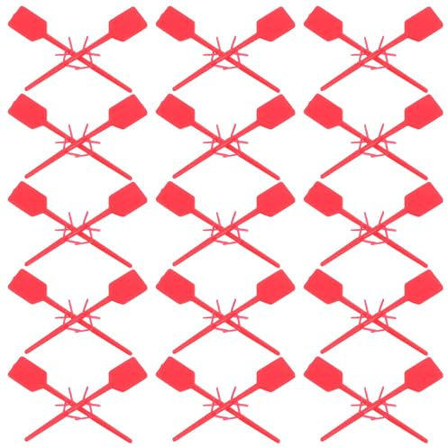 DECOMELODY 1000 Pezzi Perni di Bloccaggio Antincendio in Plastica Rosso Scuro, Fascette di Sicurezza Antimanomissione per Estintori, Sigilli di Sicurezza per Gestione e Ispezione in Ambienti